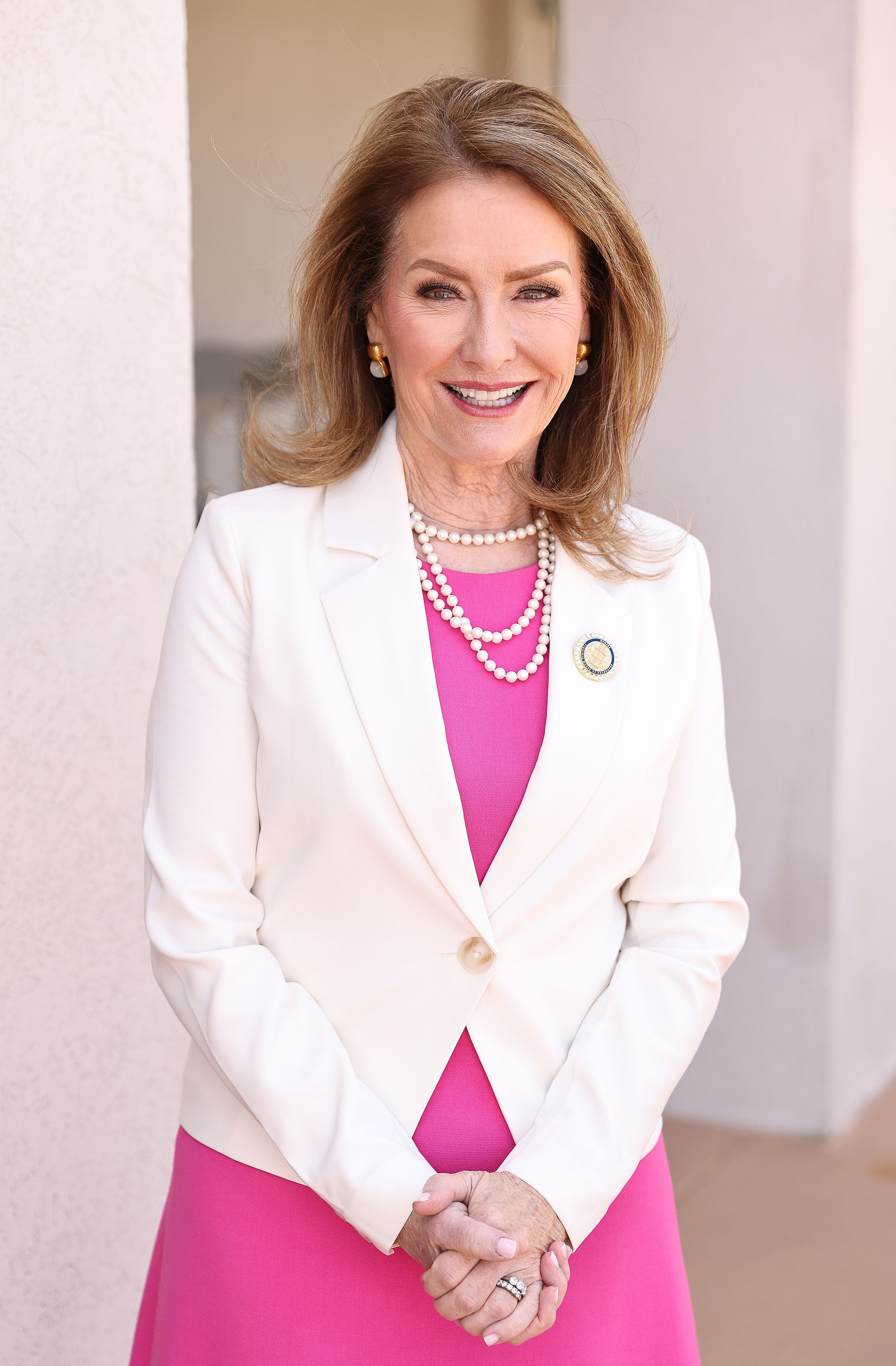 Official portrait of Anne Ferrell Tata